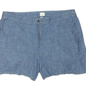 A New Day Women's Chambray 100% Cotton Shorts Size 10